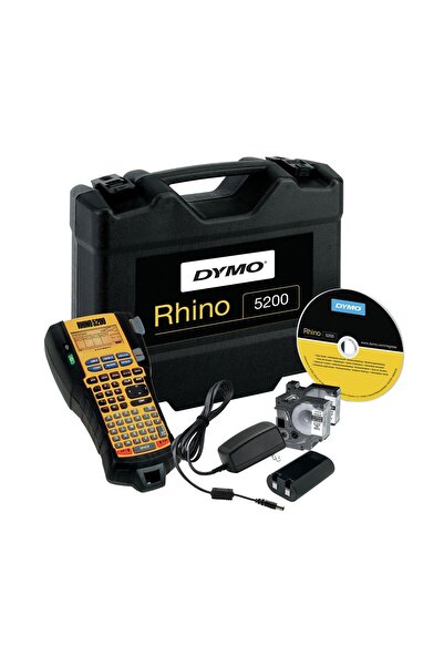 Dymo Set carcasă Rhino 5200, Transfer termic, 180 x 180 DPI, Negru și Galben,...