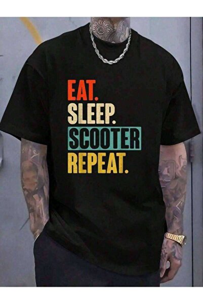 2BIR % Cotton Casual Tshirt Retro Vintage Scooter-Shirt Women's Men's Graphic...