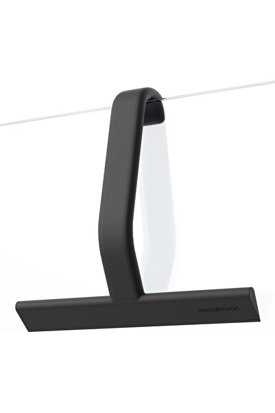 Nobrand dancemoon JustHang Racletă de duș cu cârlig integrat, 25 cm, Negru | ...