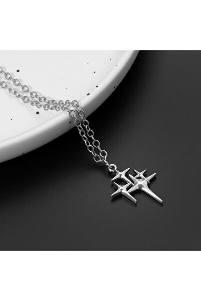 Choice1 style4 Y2K Gothic Punk Necklace For Men Women Vintage Cross Skull Sta...