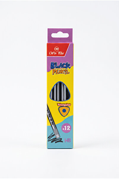 winplus Win Plus Triangular HB Pencils 12 Pack