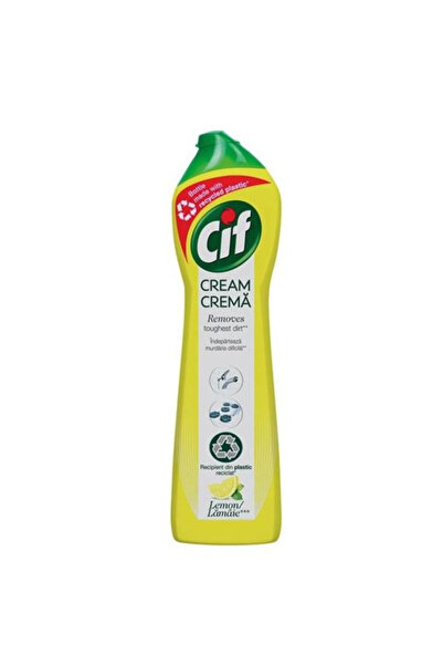 Cif Crema de Curatat cu Aroma de Lamaie - Cream Lemon, 500 ml
