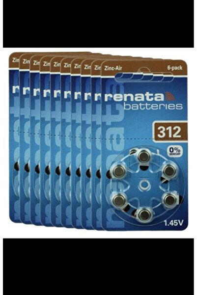 RENATA 312 Hearing Aid Zinc-Air Batteries 10 circumstances