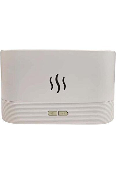 HXD Zoomlion PUTTE Flame Aroma Diffuser with Simulated Fire Effect, Black | A...