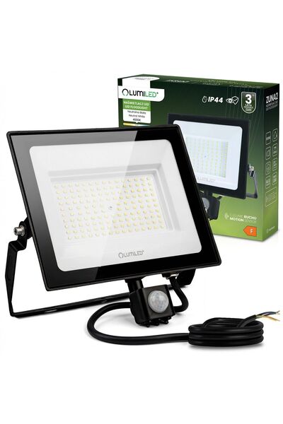 Lumiled ZUNA2 Proiector LED 100W 9000lm 4000K IP44 Negru Senzor de mișcare