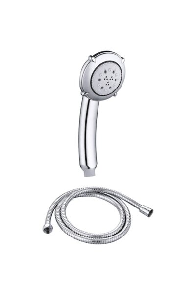 Everline Shower Head, with 5 functions, anti-limescale system + 1.5 m Hose, C...