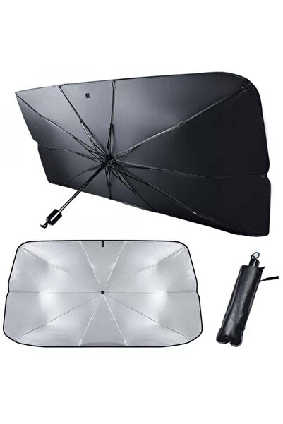 Generic Parasolar Umbrelă Pentru Parbriz Auto, Dimensiune Mare 134x80 cm