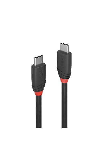 LİNDY Cablu USB-C 1 m negru 60W 20Gbps