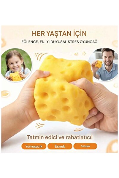 NB market Cheese squishy peynir sukuşi sünger büyük boy kokulu