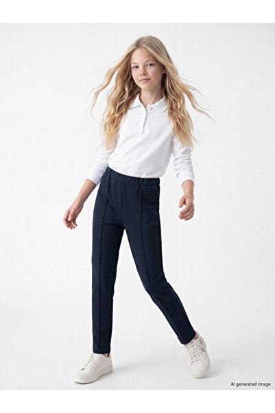 LC Waikiki Timeless Clothing & Timeless Choices Girls' Leggings with Stitchin...