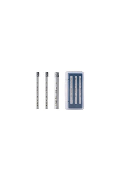 Bosch Set de 3 burghie pentru plăci ceramice, Expert pentru ceramică, 6/6/8 mm