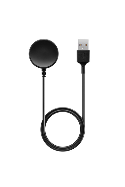 CaseOnn Samsung Galaxy Watch Ultra 2 Manyetik USB Hızlı Şarj Kablosu Siyah