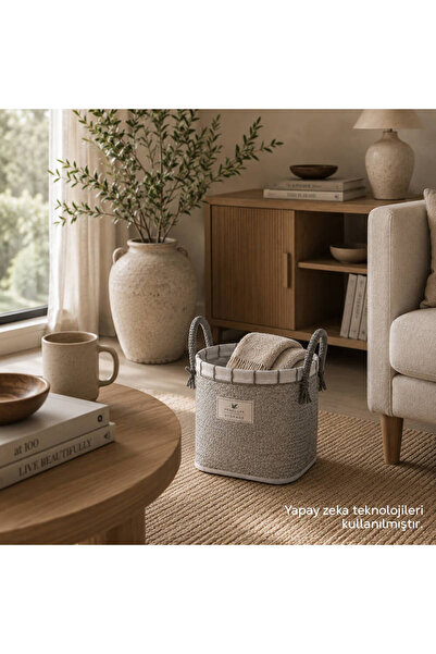 Penelope Sepia Sepet Small Gray - 27X24 cm