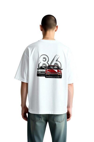 PayBuy 86 Retro Classic Vehicles Printed Men's Oversize T-Shirt
