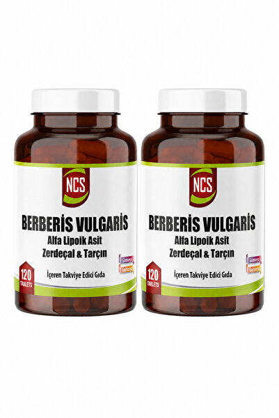 NCS Berberis Vulgaris Alfa Lipoik Asit Zerdeçal Tarçın 120 Tablet 2 Adet