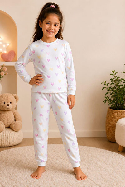 Ravencia Girl's Patterned Cotton 2-Piece Top and Bottom Set