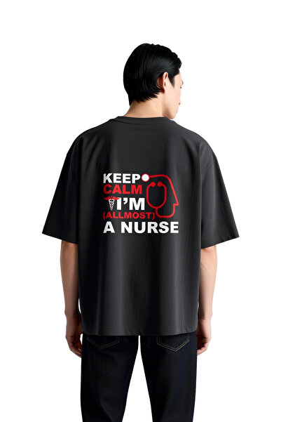 PayBuy Men's Oversize Nursing Student Printed T-Shirt Humorous Design Relaxed...