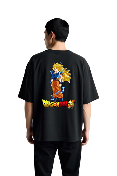 PayBuy Men's Oversize T-Shirt Anime Character Printed Graphic Patterned Relax...