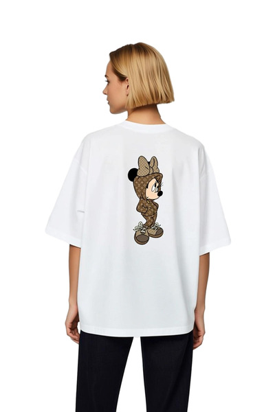 PayBuy Stylish Fashion Style Character Printed Women's Oversize T-Shirt