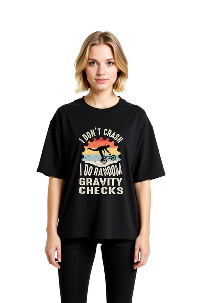 PayBuy Random Earthquake Control Printed Women's Oversize T-Shirt