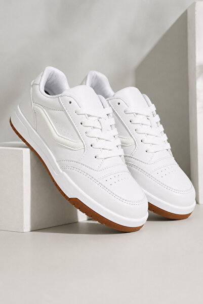MARCO CASSANİ Unisex Ortopedik Kaydırmaz Taban Bağcıklı Mevsimlik Sneaker