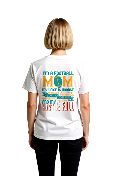 PayBuy Γυναικείο μπλουζάκι με στάμπα Football Mom Life Chaotic
