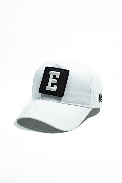 all hats Replaceable Patch Hat with Letter E Patch Detail |   Meshless Flat T...