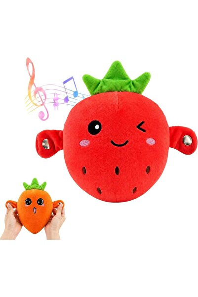 Generic Interactive Musical Plush Toy - Soft Sensory Fruit Doll with Sound Ef...