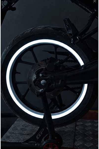 Banxtre Reflective Full Tour Rim Strip Sticker Set Compatible with Motorcycle...