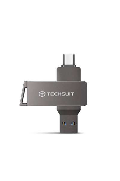 Techsuit Μονάδα Μνήμης THSM20 (THSM201128) Διπλής Διεπαφής USB 3.0, Τύπου C 1...