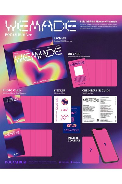 tays store i-dle - 9th Mini Album [We made] POCAALBUM Ver.
