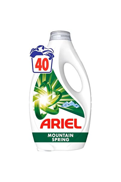 Ariel Set 2 x Detergent Lichid Mountain Spring, 40 Spalari, 1.8 l
