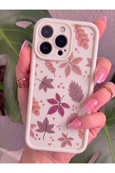 Rivor Apple iPhone 14 Pro Max Uyumlu Kılıf Kamera Korumalı Sonbahar Yapraklar...