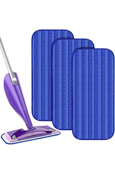 STARSTAR Three-piece replacement mop set, microfiber blue.