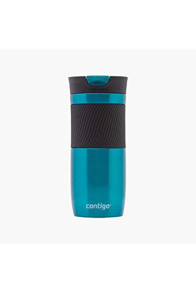 Contigo كوب سفر من الفولاذ المقاوم للصدأ مع غطاء محكم وتصميم مقاوم للتسرب - س...