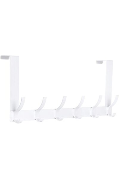 STARSTAR Black 6-hook door hook