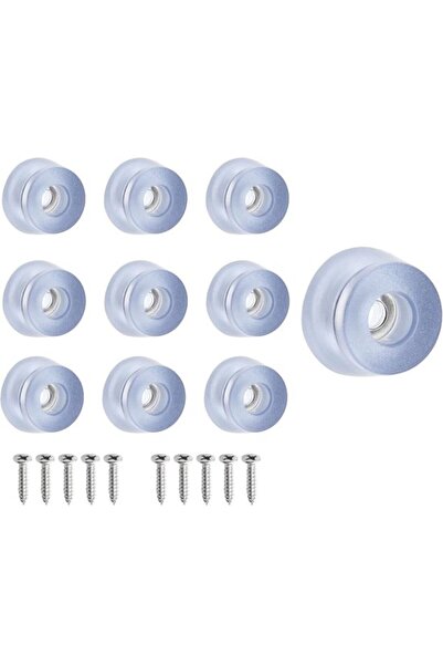 STARSTAR Table and chair leg protectors, 10 pieces, transparent, suitable for...