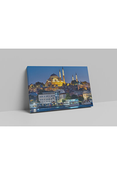 Süleyman Camisinde Gece 50 x 70 Kanvas Tablo