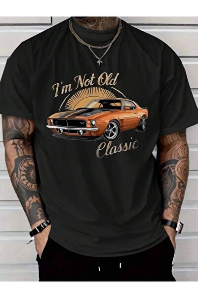 21JNRY Simple Short-Sleeved T-Shirt Men, Classic Design Suitable Daily Life, ...
