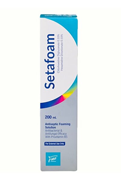 FINE SETAFOAM ANTISEPTIC FOAMING SOLUTION 200ML