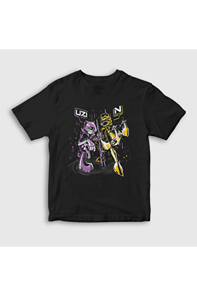 Presmono Unisex Kids Black Doorman Murder Drones T-Shirt 610749Tt