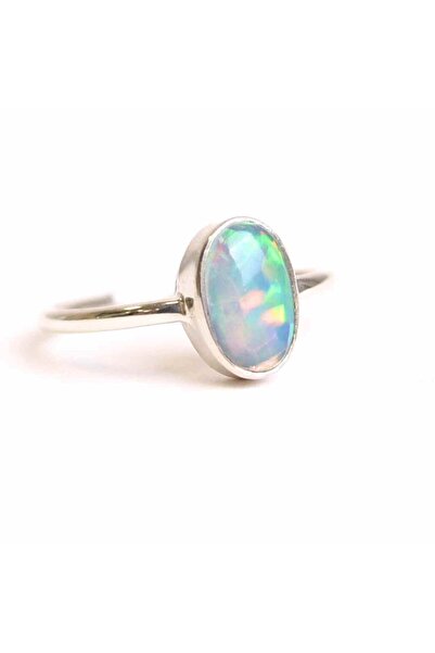 craftmystic Inel argint 925 cu Opal Etiopian - bijuterie a luminii si inspira...