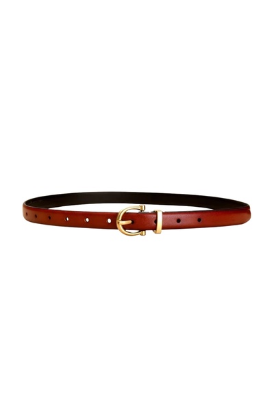 delis Curea dama C-214, piele naturala, Rosie (Marime : 95 cm)