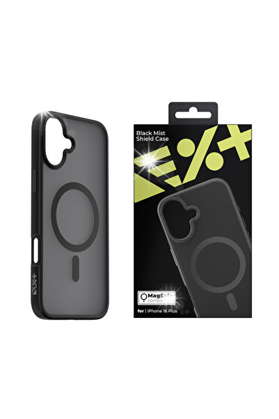 NEXT ONE Husă Mist Shield MagSafe pentru iPhone 16 Plus, neagră