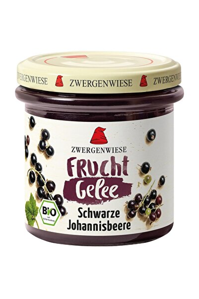 Zwergenwiese Jeleu organic fără gluten de coacăze negre, 160g