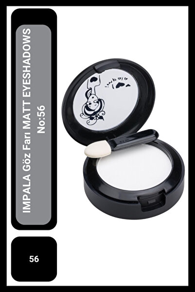 IMPALA Eyeshadow Matt Eyeshadows No:56 White