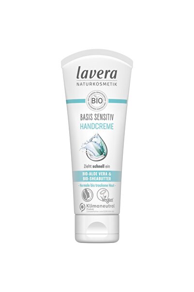 Lavera Cremă de mâini cu aloe vera organică și unt de shea organic, 75ml
