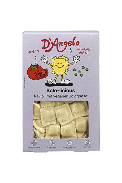 Carlo Dangelo Ravioli Bolognese, vegan organic, 250g