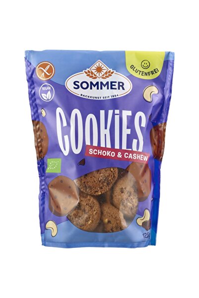 SOMMER Biscuiti cu ciocolata si caju fara gluten,