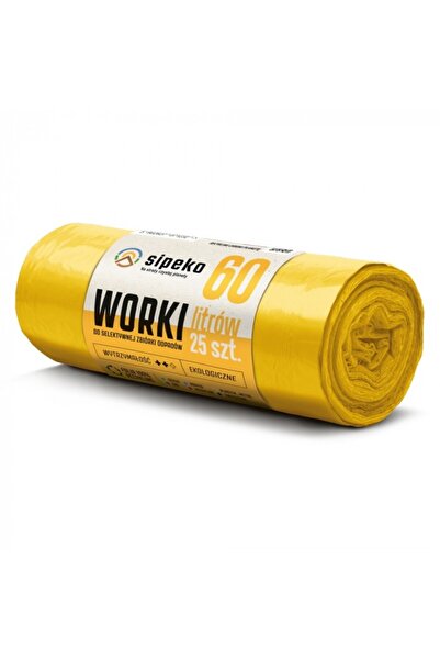 Sipeko Saci Menajeri Rezistenti Ldpe, 60L, 60 X 72Cm, 20 Microni, 25Buc/Rola,...